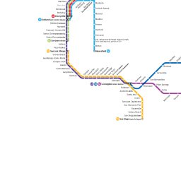 Fullscreen Zoomable Map: Amtrak Passenger Rail Network (Sunset Limited ...