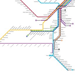 Fullscreen Zoomable Map: Amtrak Passenger Rail Network (Sunset Limited ...