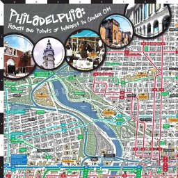 Zoomable Map: Philadelphia Center City Map by Marc Szarkowski