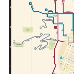 Fullscreen Zoomable Map: Electric Rail of Portland, Oregon in 1915 by ...