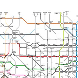 Fullscreen Zoomable Map: U.S. Routes as a Subway Diagram by Cameron Booth