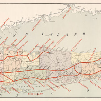 1895 Map of the Long Island Rail Road – Transit Maps Store