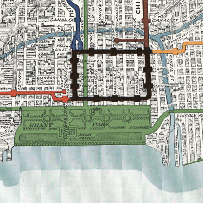 Chicago Elevated Railroads, 1908 – Transit Maps Store