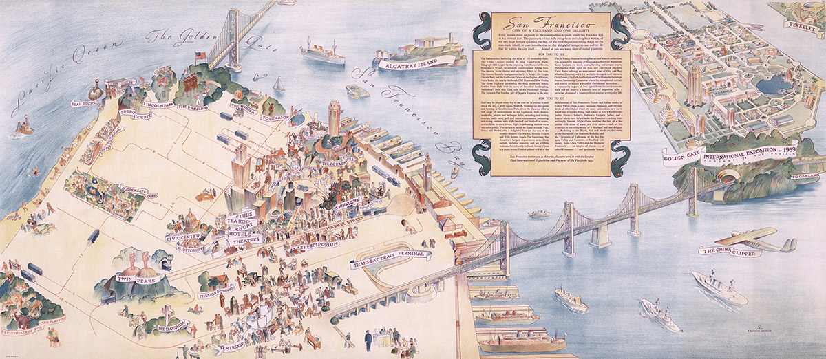 Original 1936 Pictorial Map of Historic BALTIMORE Maryland 