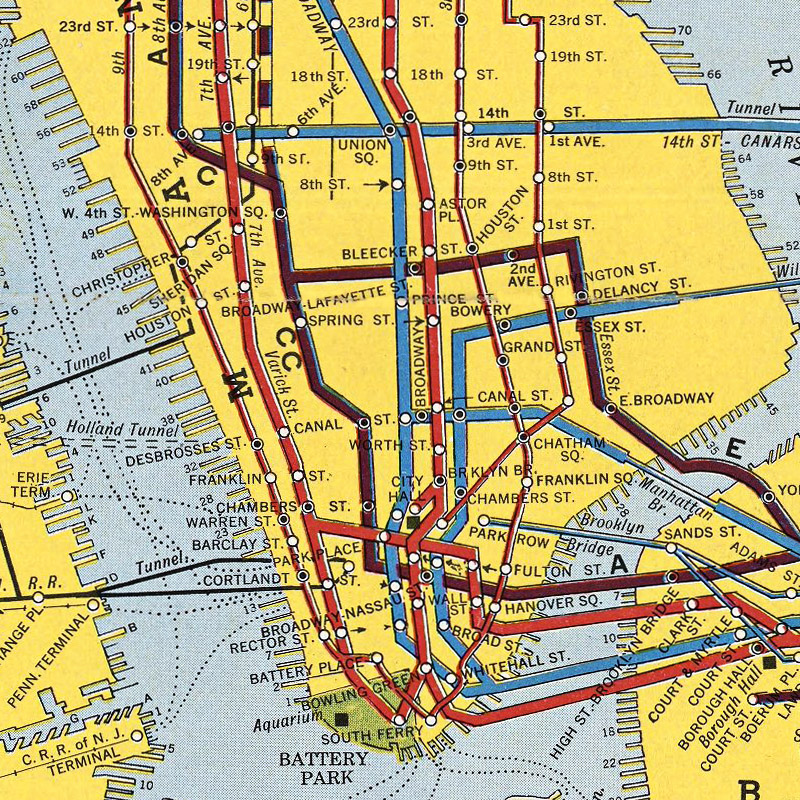 nyc transit map