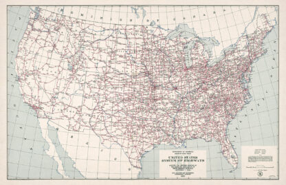 U.S. Highway System, 1950 – Transit Maps Store