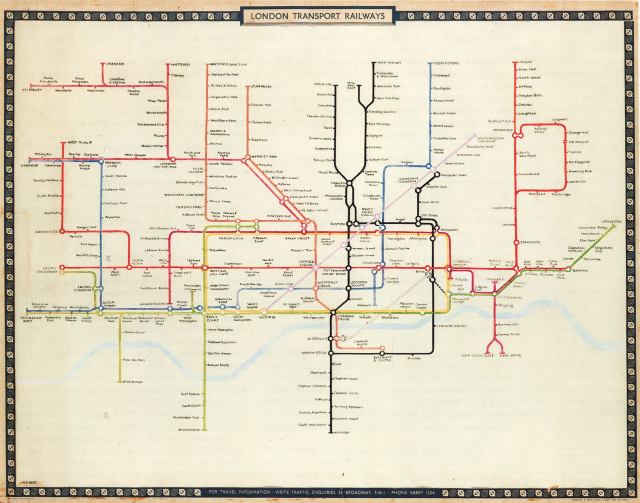 Transit Maps Historical Map Harry Becks Victoria Line Tube Map Proposal