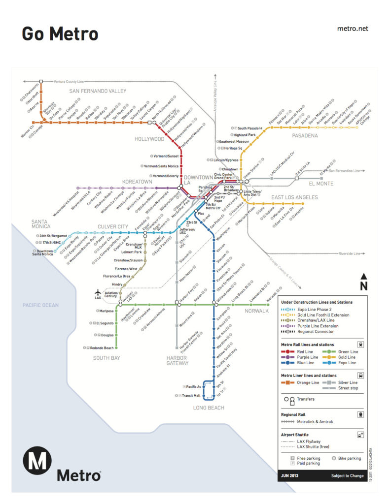 Transit Maps: Official Future Map: Los Angeles Metro Rail