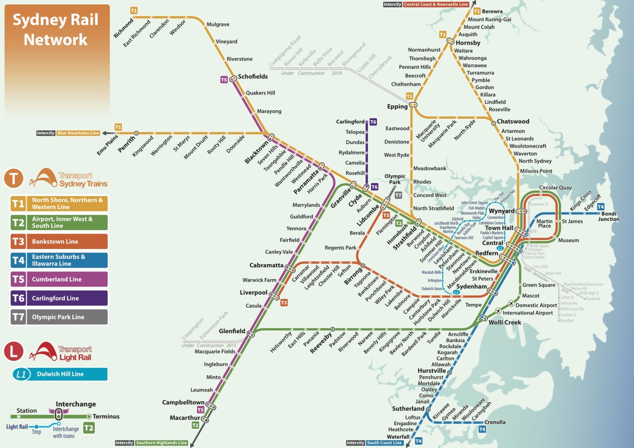 Централ кост макартур. Sydney Rail Map. Сидней метро схема. Sydney Light Rail Map. Схема движения поездов Интерсити в Европе.