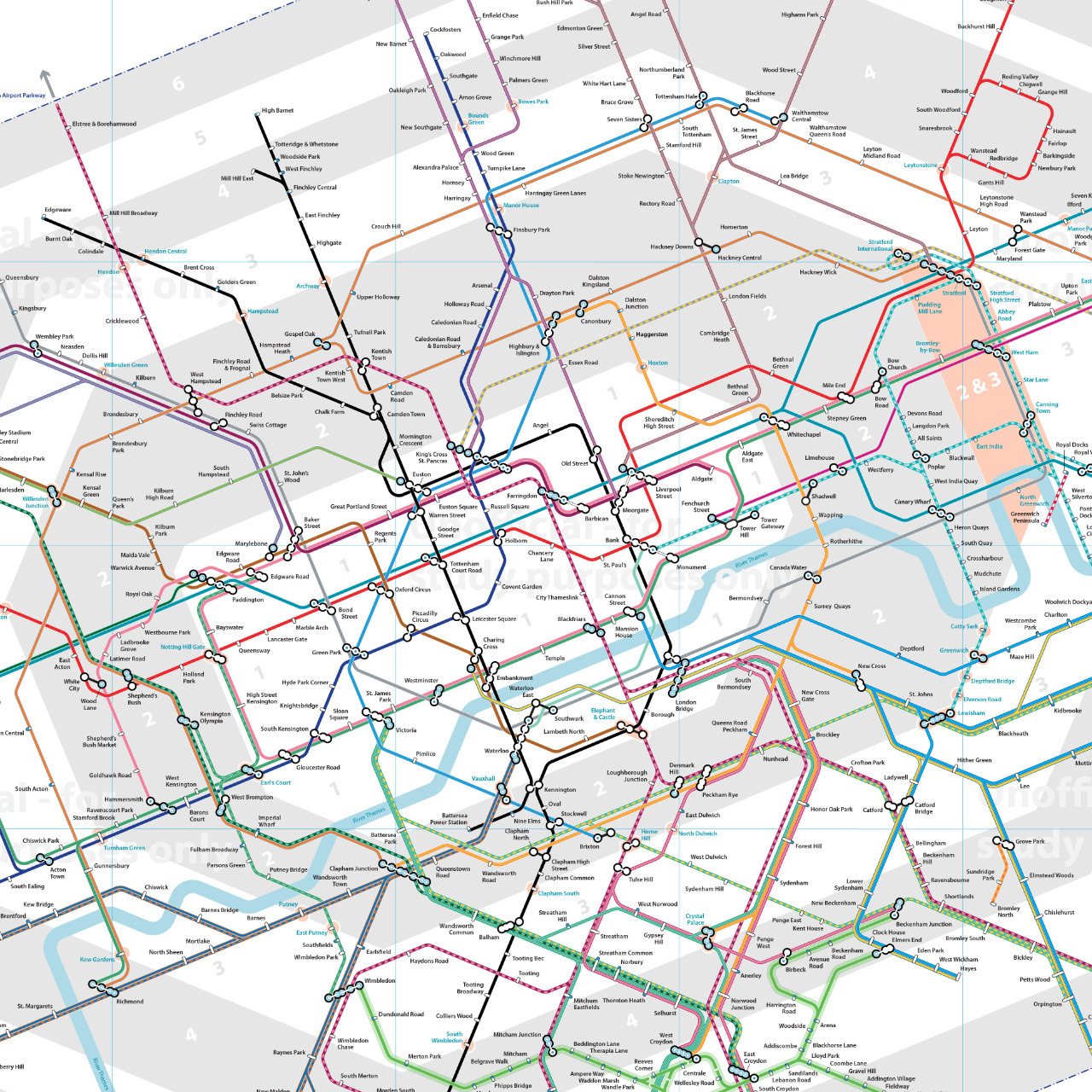 Transit Maps: Submission – Unofficial Map: London’s Rail Services By ...