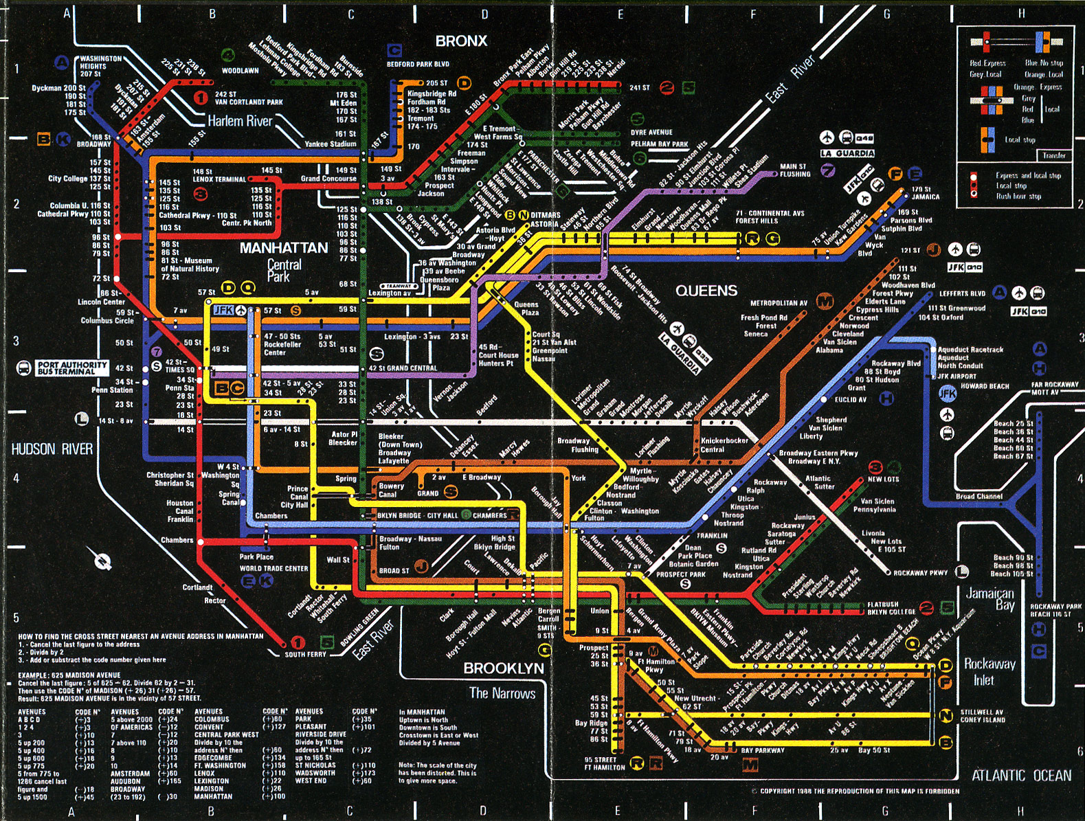 Transit Maps: Historical Unofficial Map: New York Subway Diagram By ...