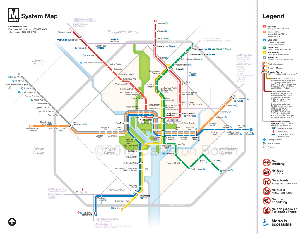 washington dc metro maps